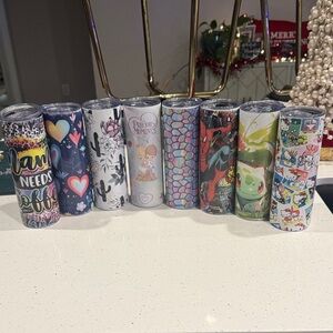 Colorful Patterned Tumblers